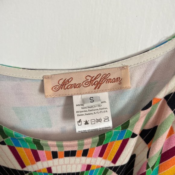 Mara Hoffman Geometric Print Fitted Midi Dress - Small - Picture 4 of 4